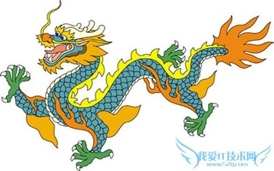 龙的儿童画_爱画画的小朋友在墙上画美丽的中-48kb