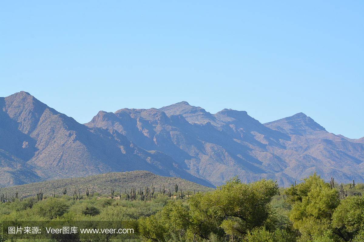 在Tonto国家森林的一个看法