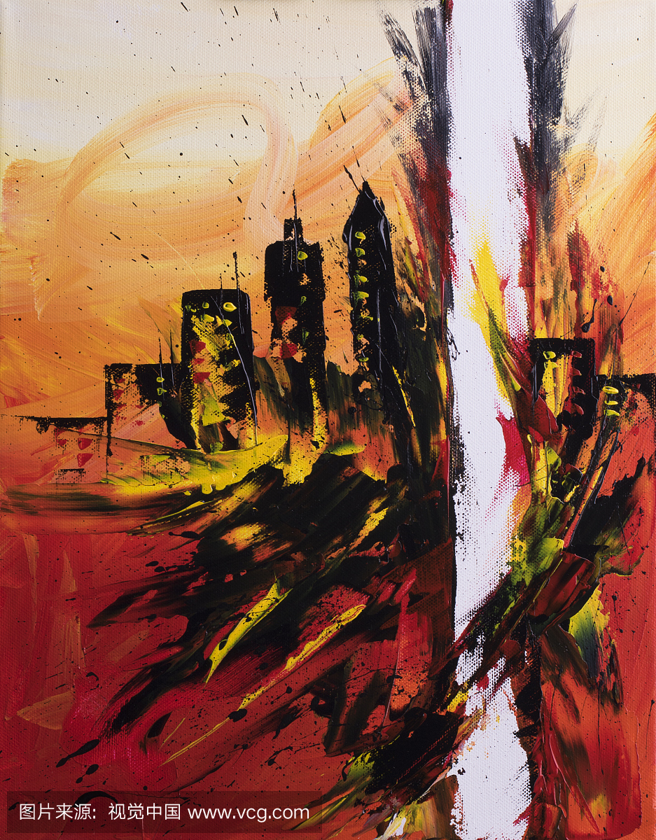 划分的城市 - 城市景观的天际线