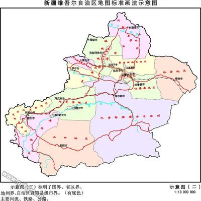 新疆地图高清版大图