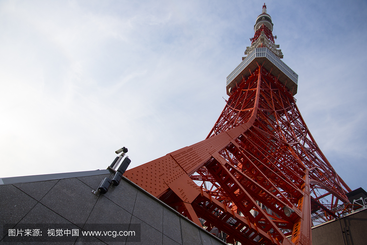 红色特征东京塔,日本