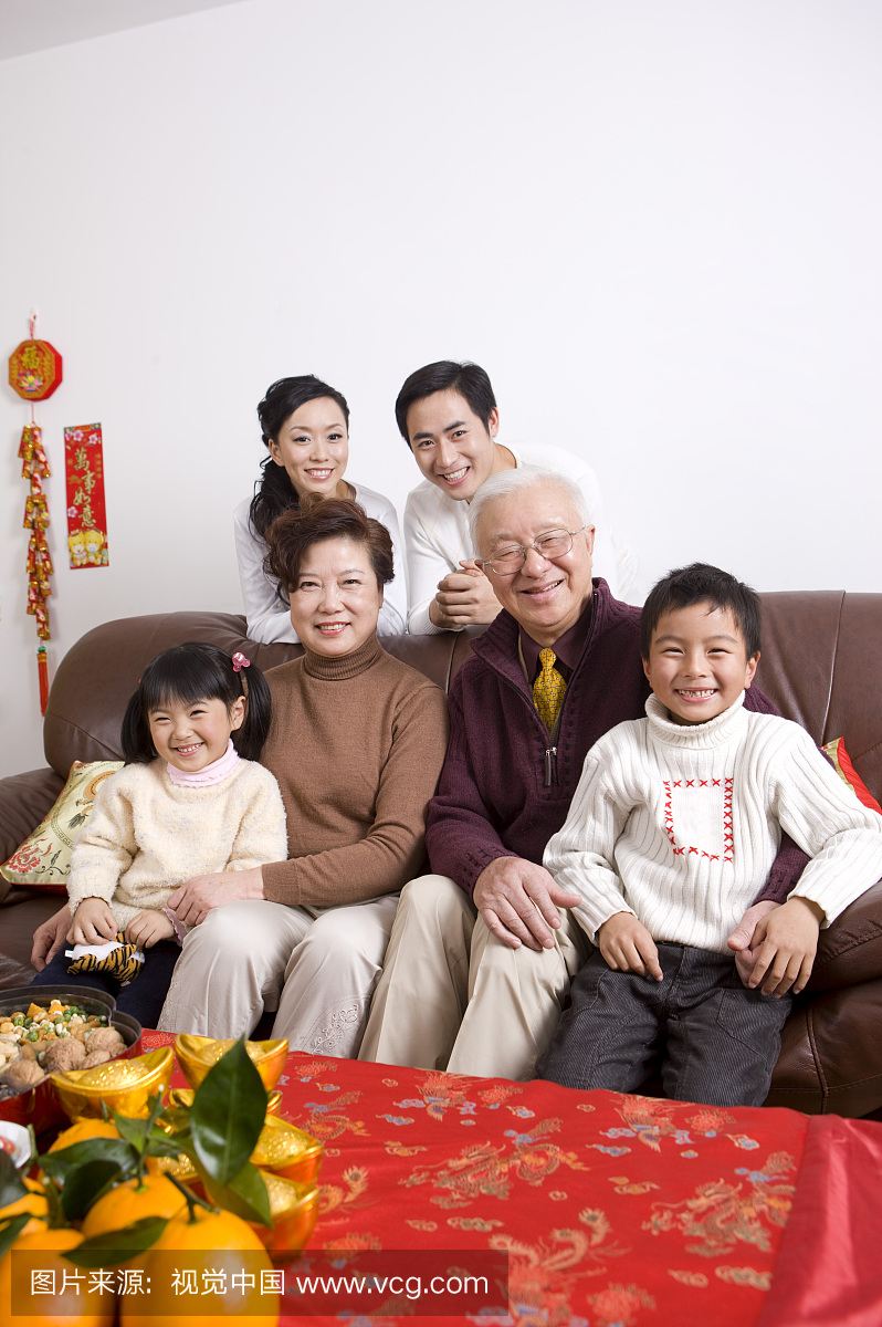 春节,发型,天佑分解家庭图片