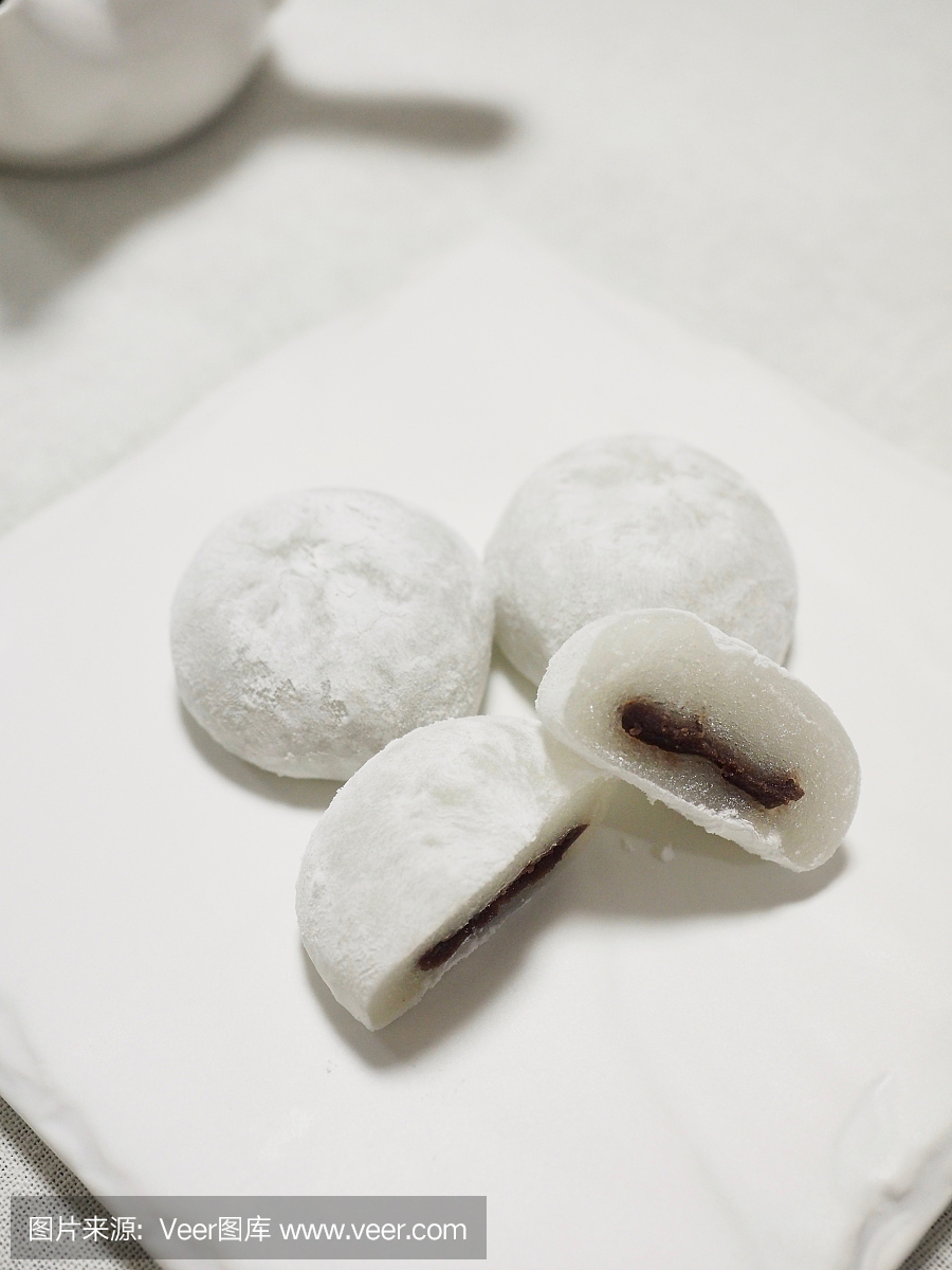 大福饼,大福,雪媚娘,糯米团