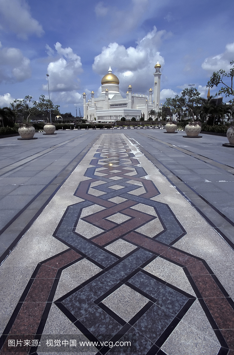 苏丹奥马尔阿里Saifuddin清真寺,文莱达鲁萨兰