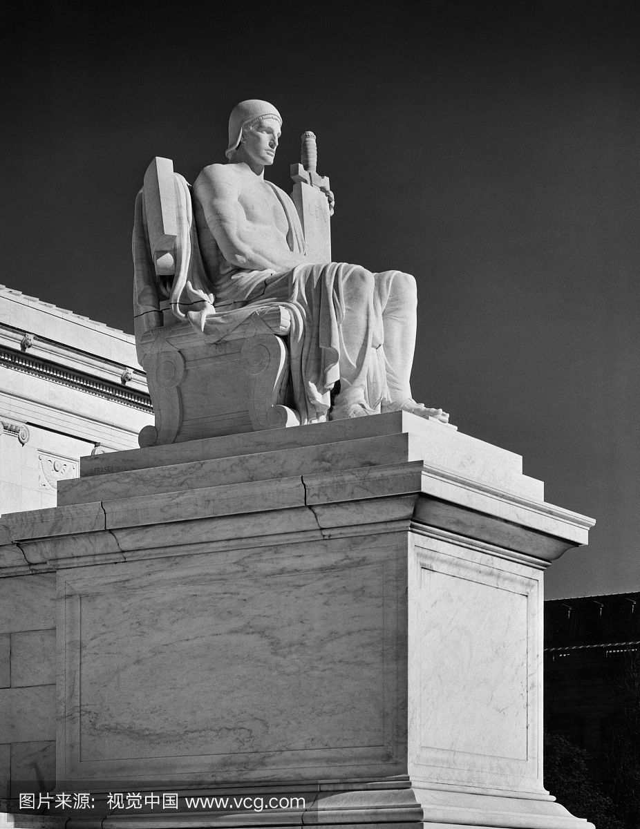 美国最高法院,华盛顿特区,美国政府大楼前的一