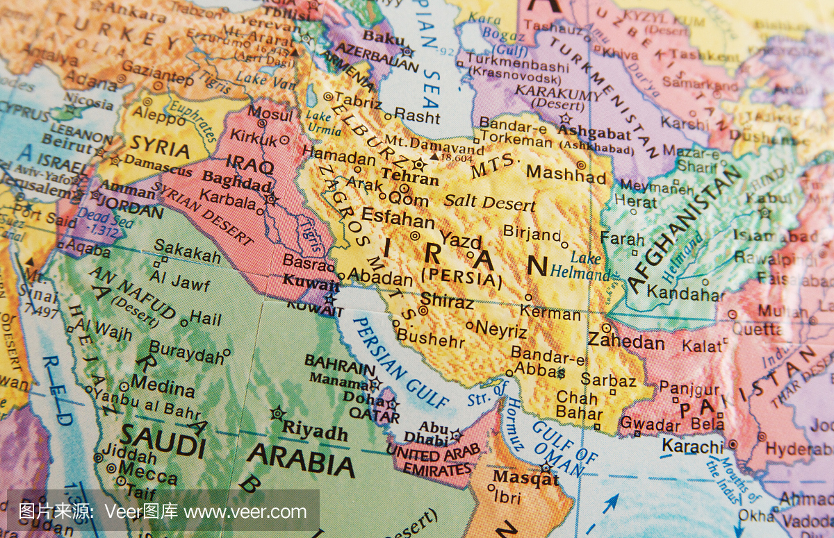 中东全球地图视图