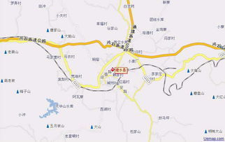 云南建水古城地图图片