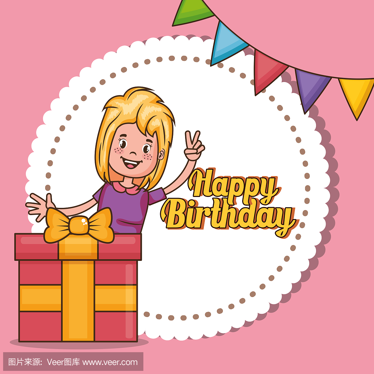 与小女孩的女生a女生卡片头像生日好看的微信动漫图片头像图片