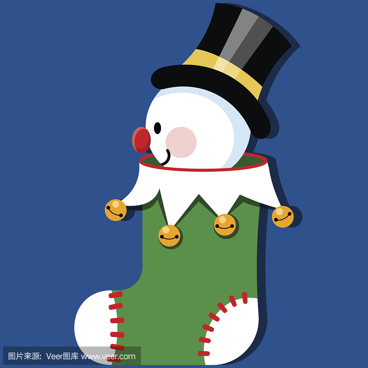 圣诞节,袜子,无人,绘画插图