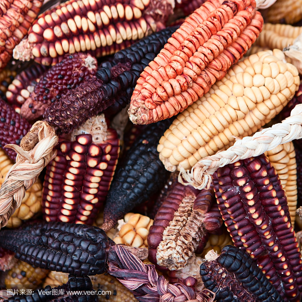 玉米(玉米)出售,Pisac市场,秘鲁