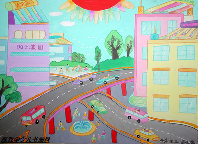 南京美景儿童画