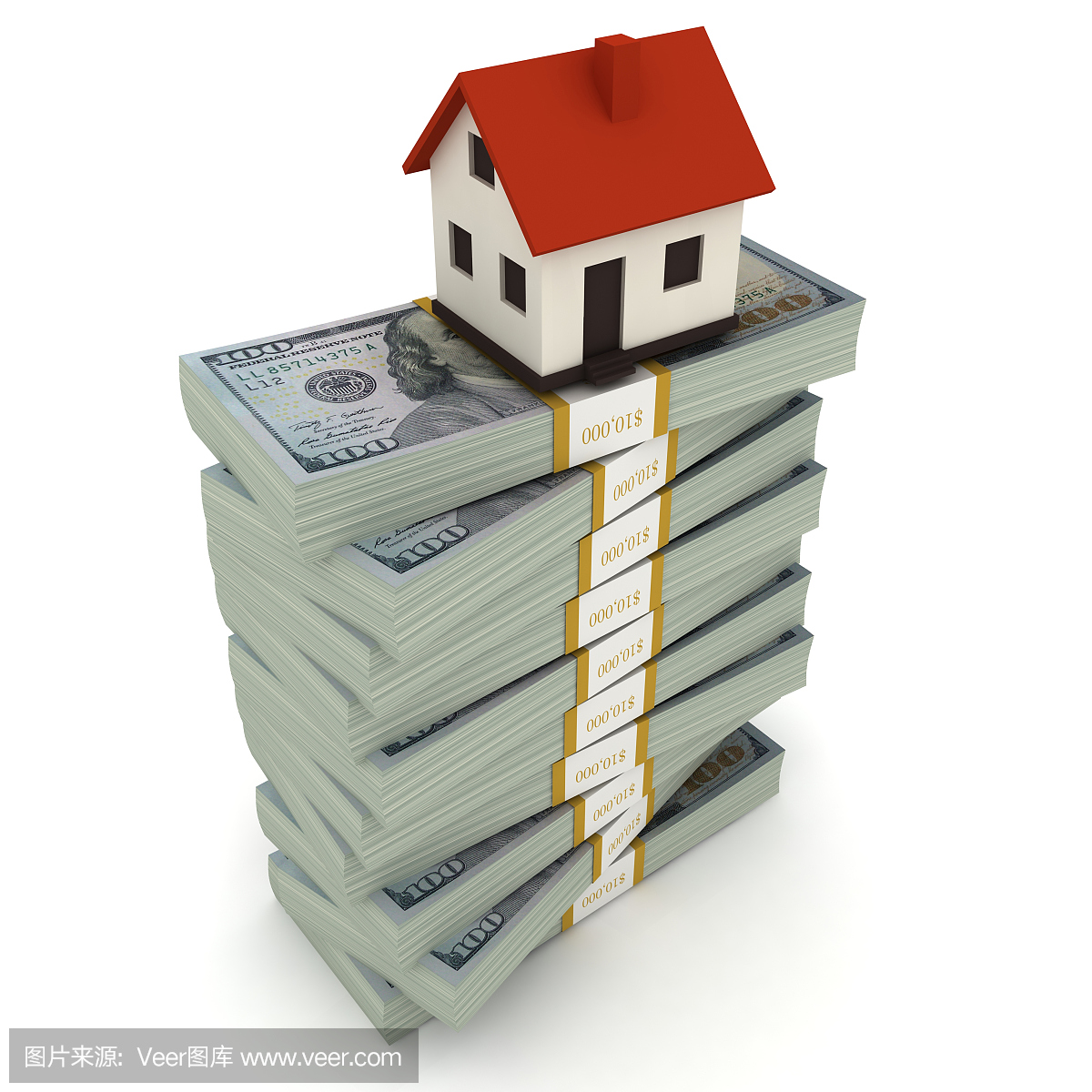 房屋抵押贷款房地产资金新的美元