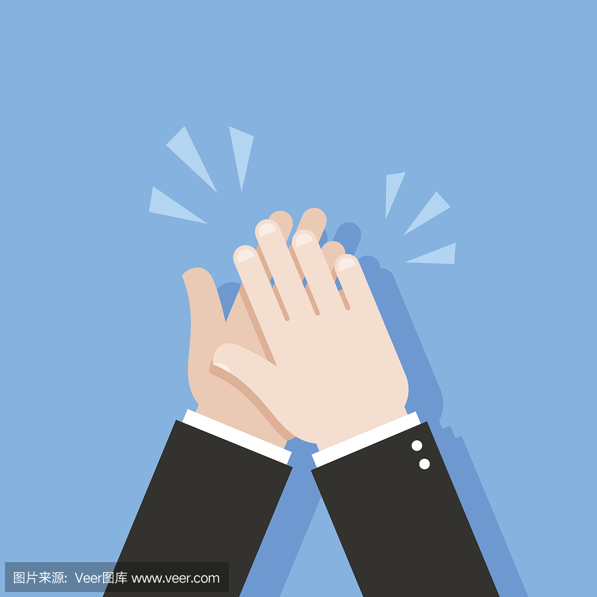 鼓掌欢迎,欢迎的场面,拍手喝彩,拍掌支持