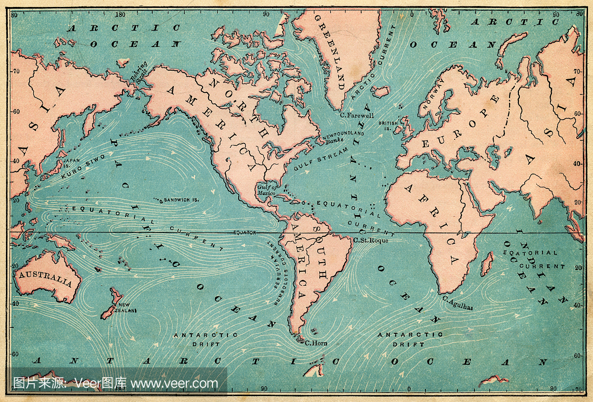洋流地图1876