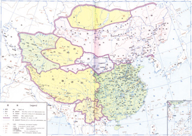 中国历史地图演变图片