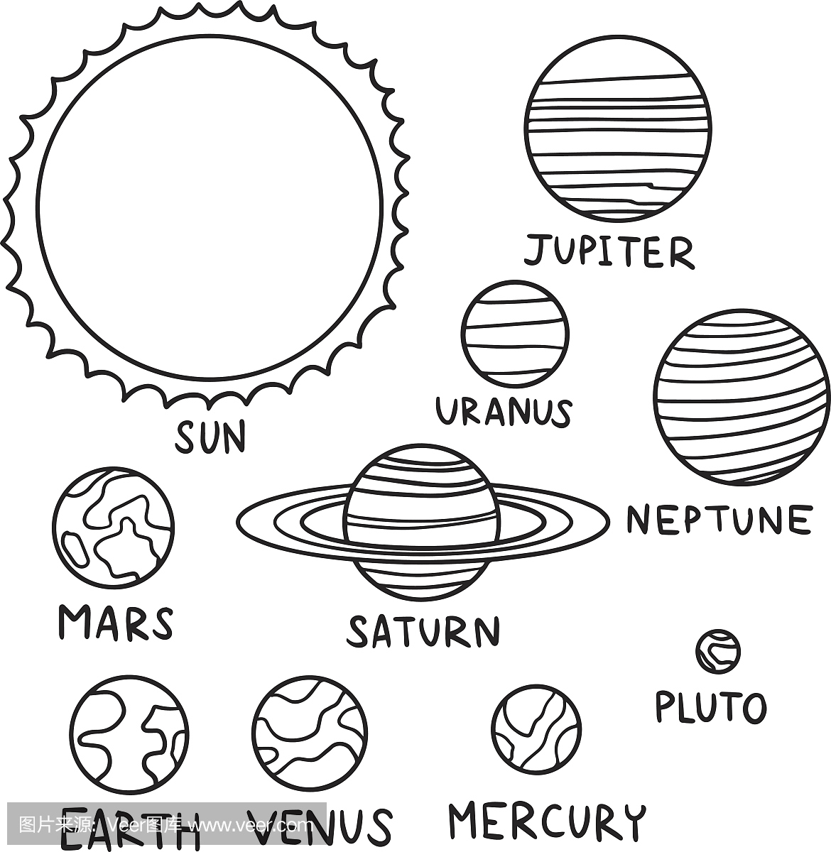矢量集太阳系