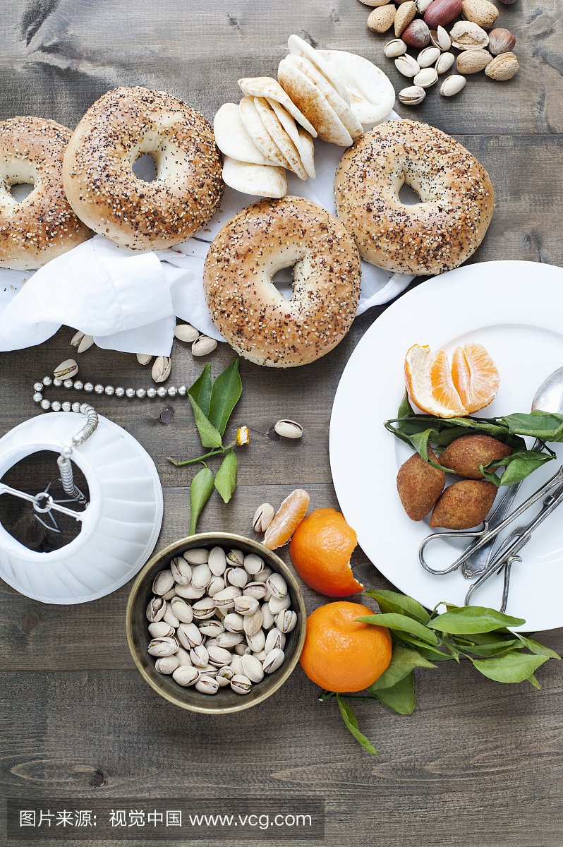 百吉饼,貝果,面包圈,贝果