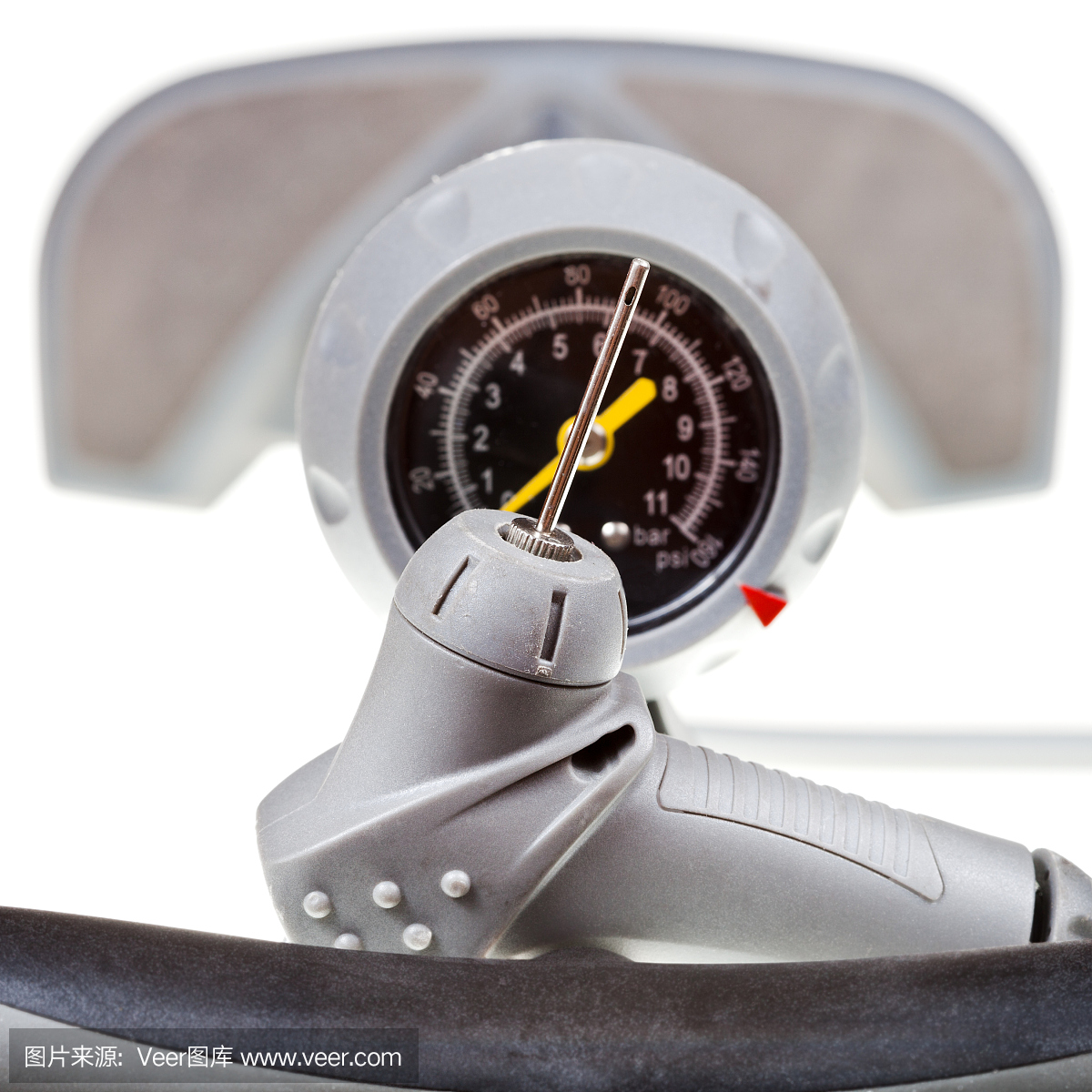 手动气泵阀门和压力表关闭