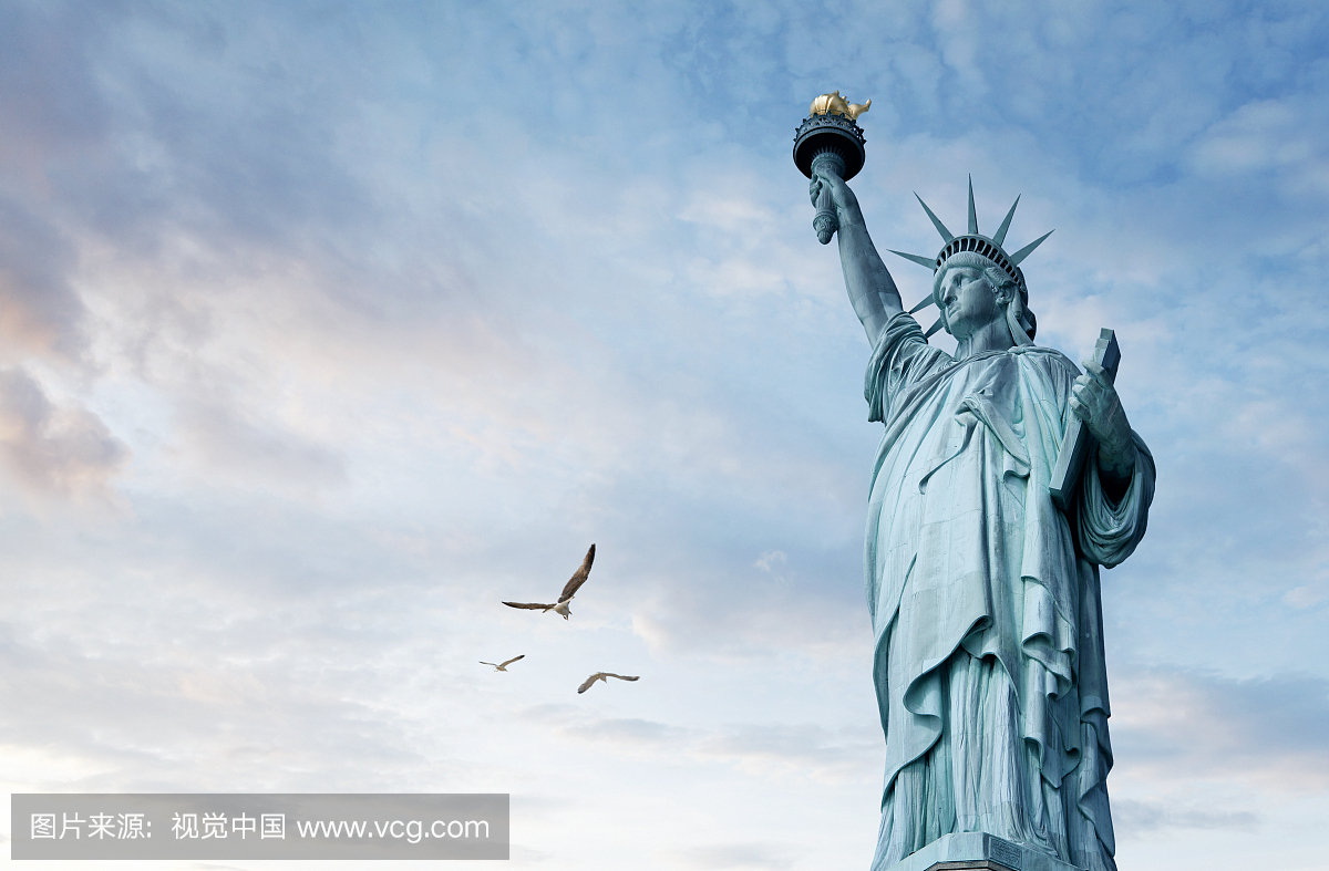 自由女神像在纽约