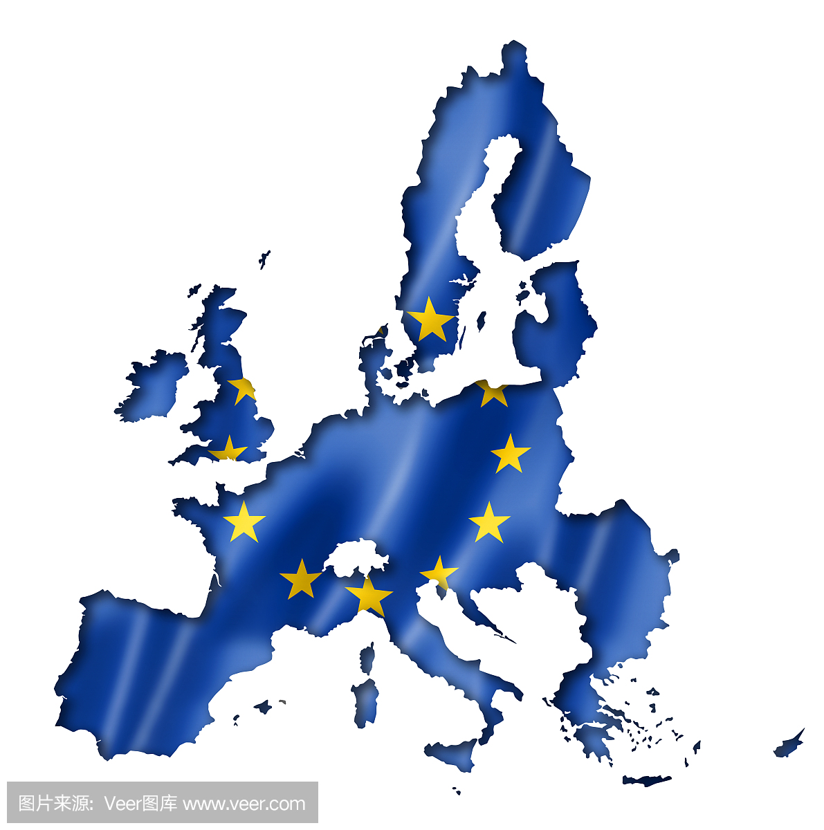 欧盟国旗地图