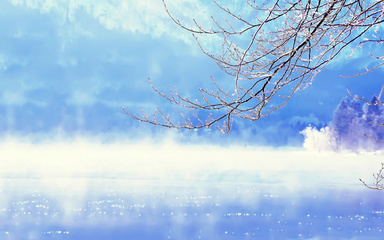 唯美冬季雪景