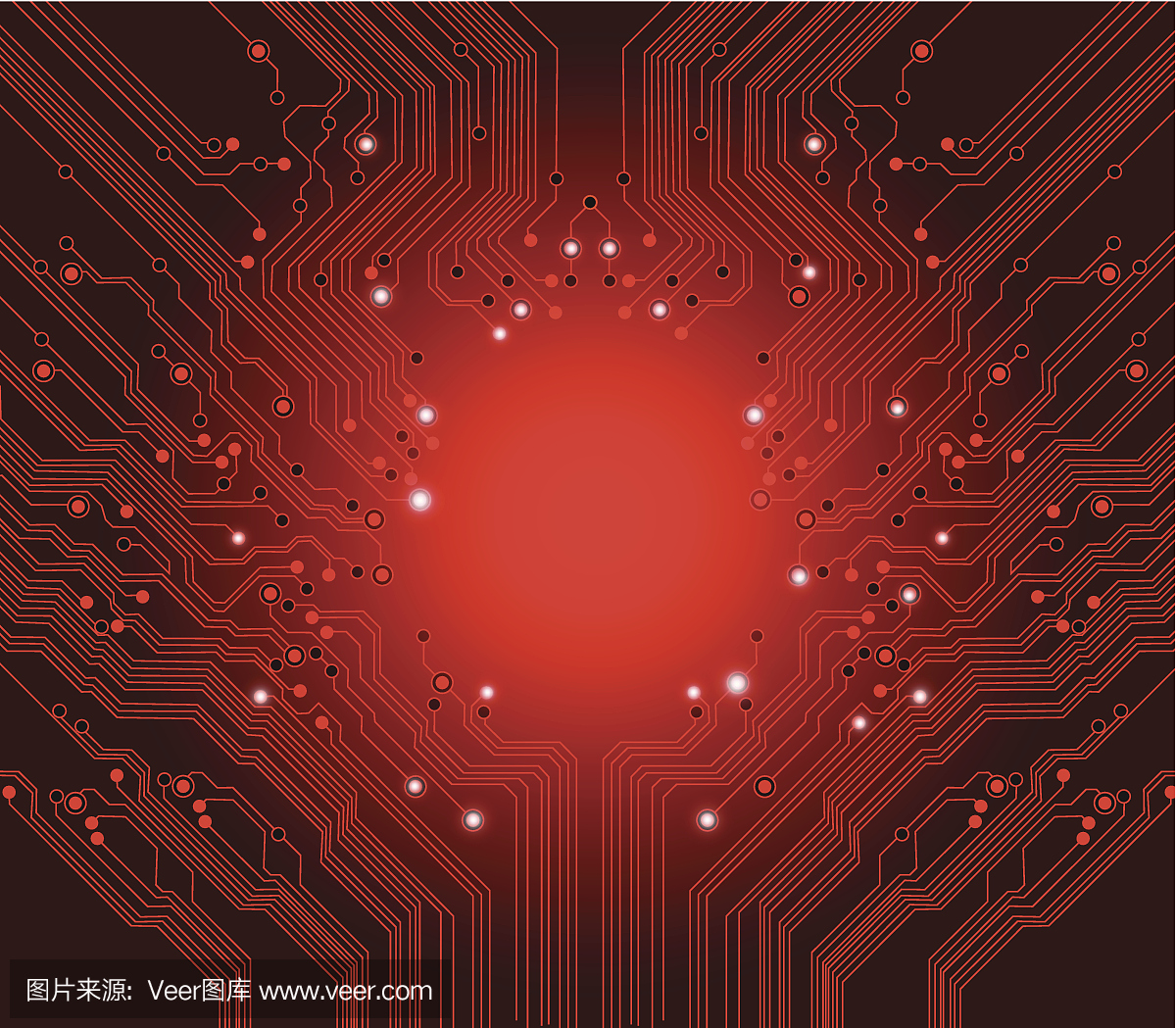 抽象电路板矢量背景