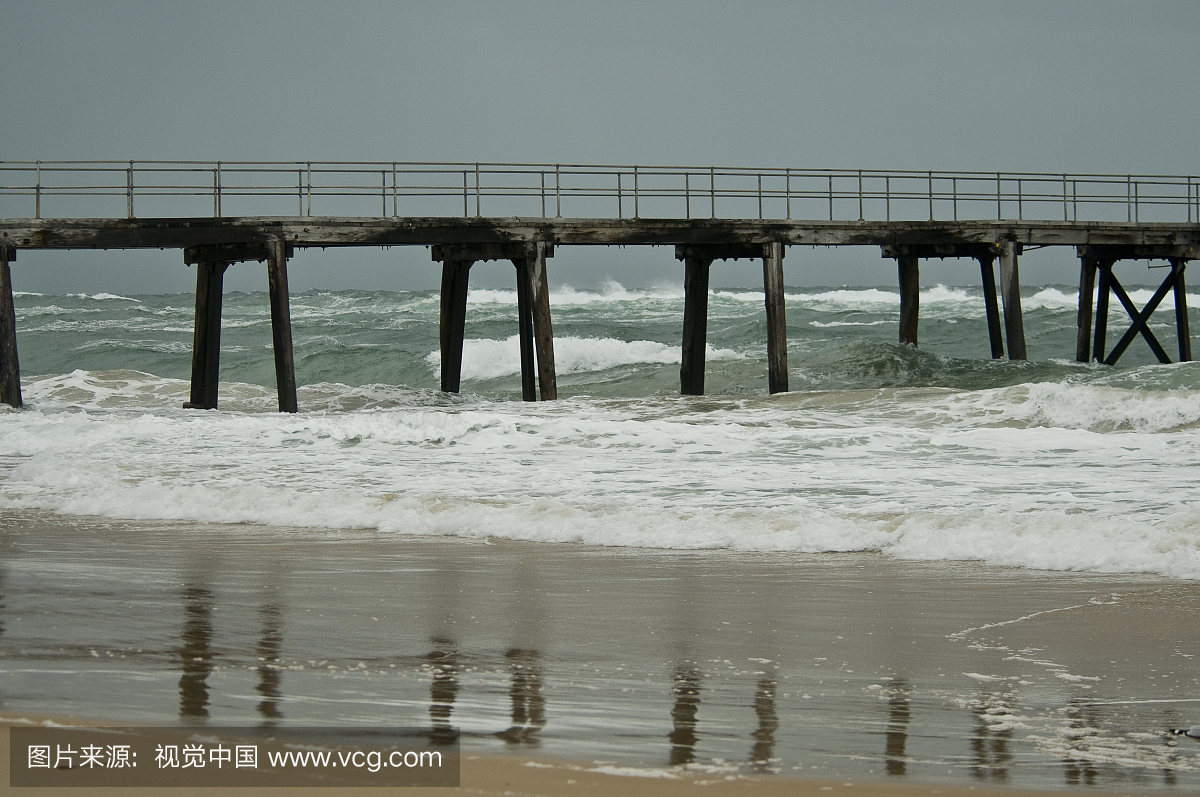 冬季期间,在南澳大利亚,澳大利亚南部的Nourlu