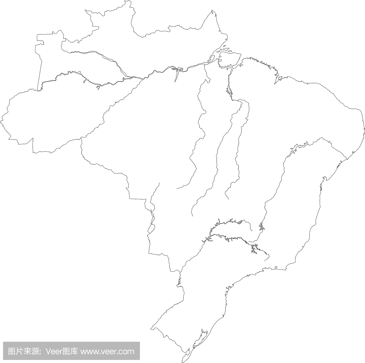 巴西轮廓图