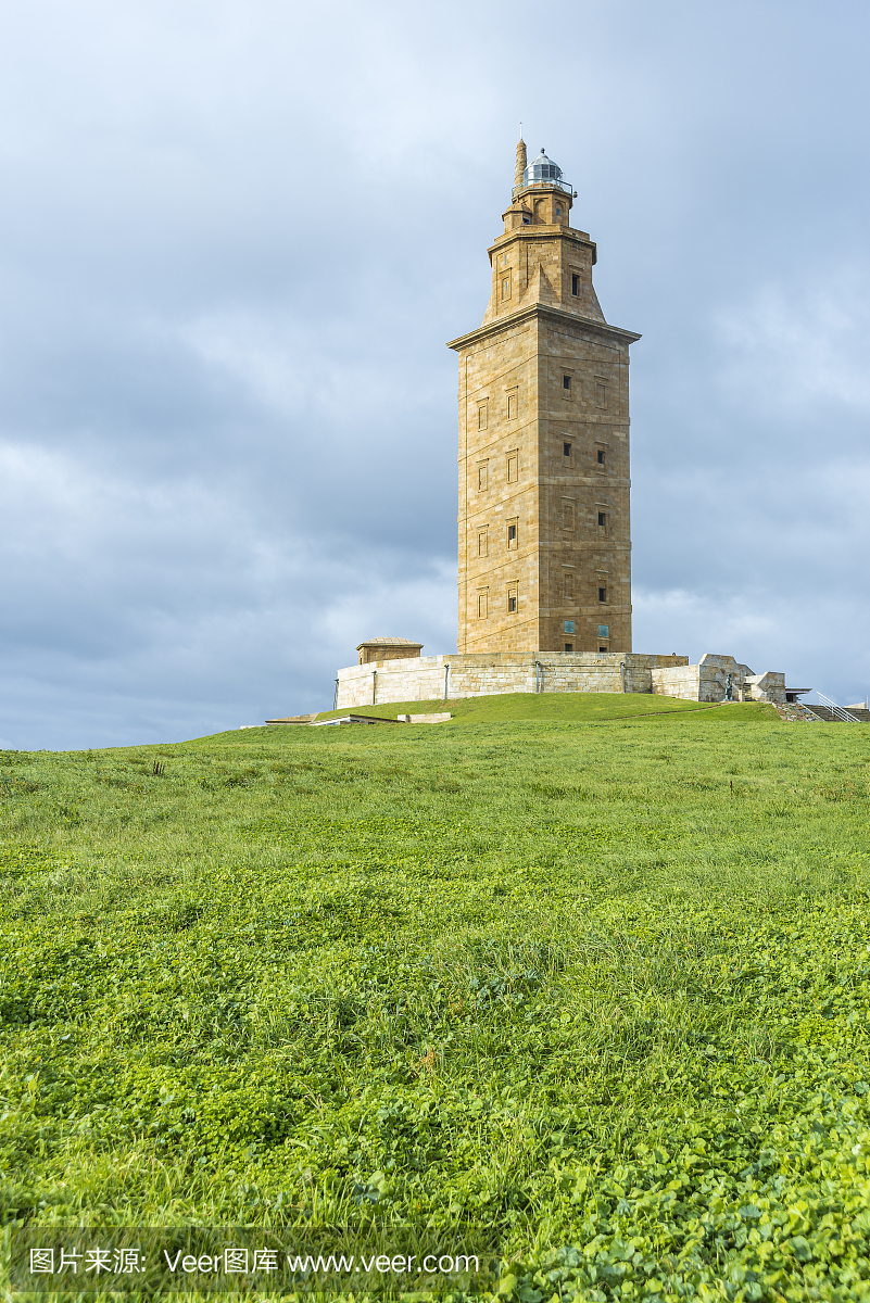 在拉科鲁尼亚,加利西亚,西班牙的大力士塔。