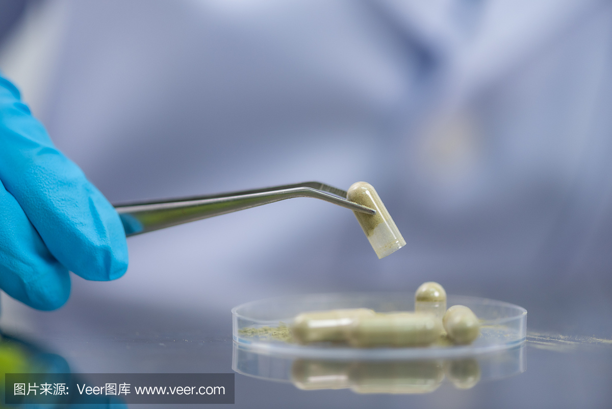 皮肤,科学家,绿色,化学制品