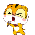 卡通唱歌动态图片