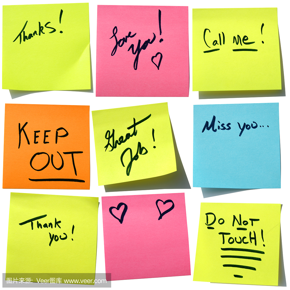 Text Wanted 3quot;用Stickies Post-it Notes说