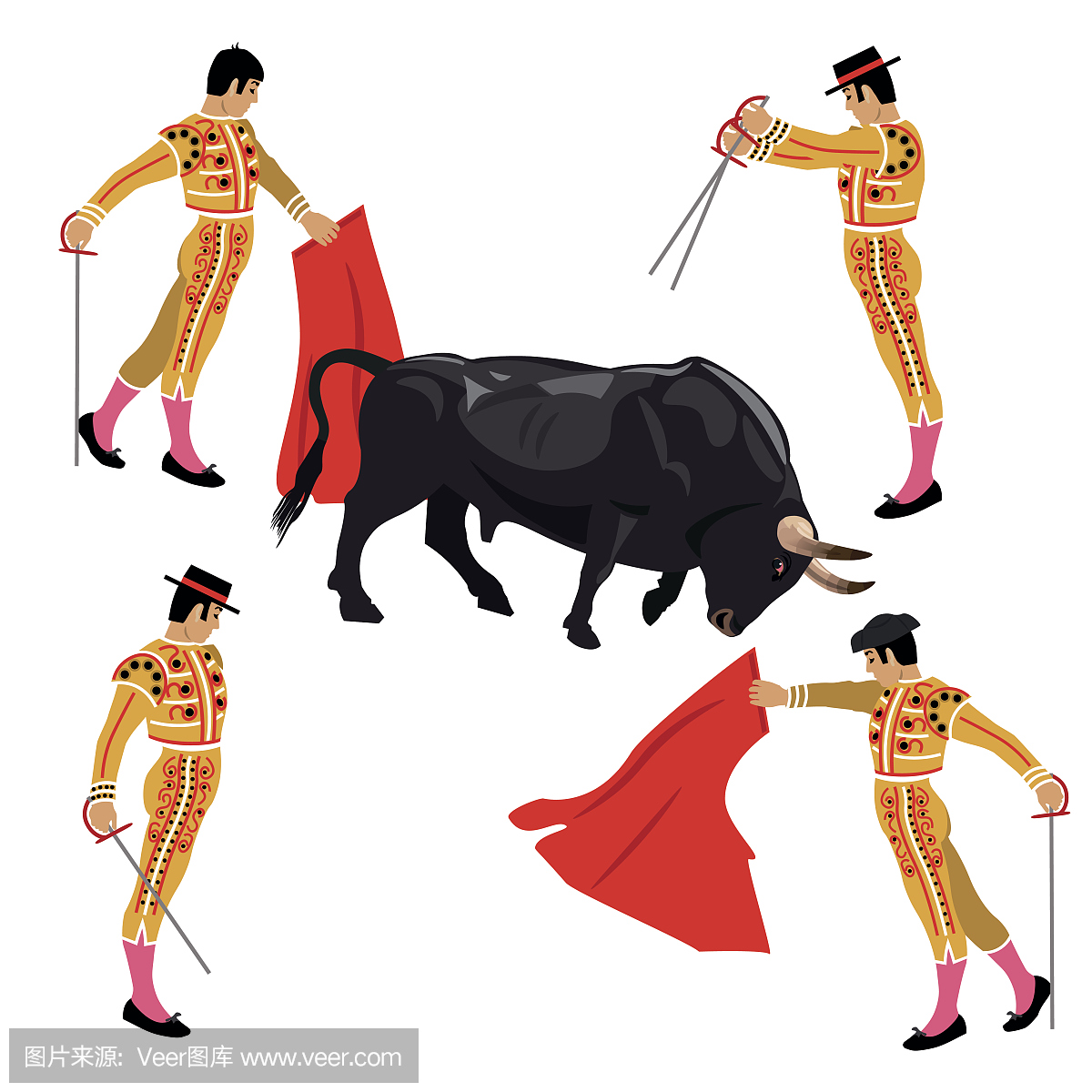 斗牛士,西班牙斗牛士,斗牛者,斗牛运动