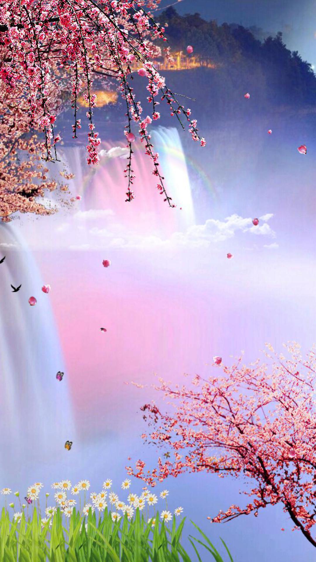 飘零桃花动态壁纸