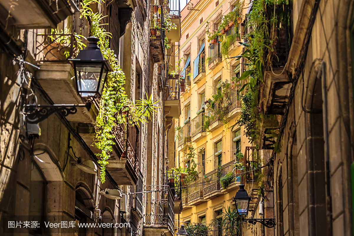 巴塞罗那旧城区巴里戈尔奇