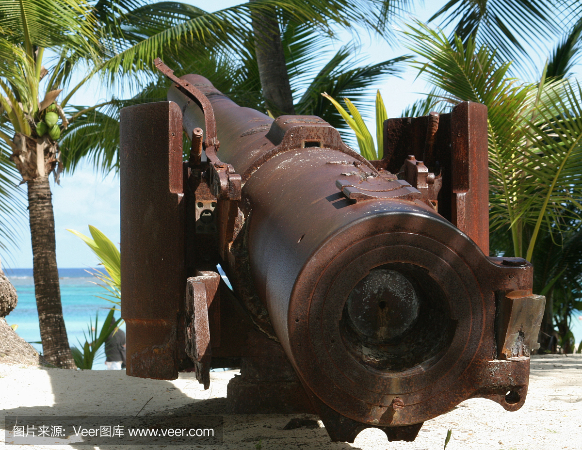 日本大炮,Managaha岛,后视图关闭