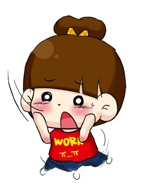 萌小q表情包 可爱丸子头mm-176kb