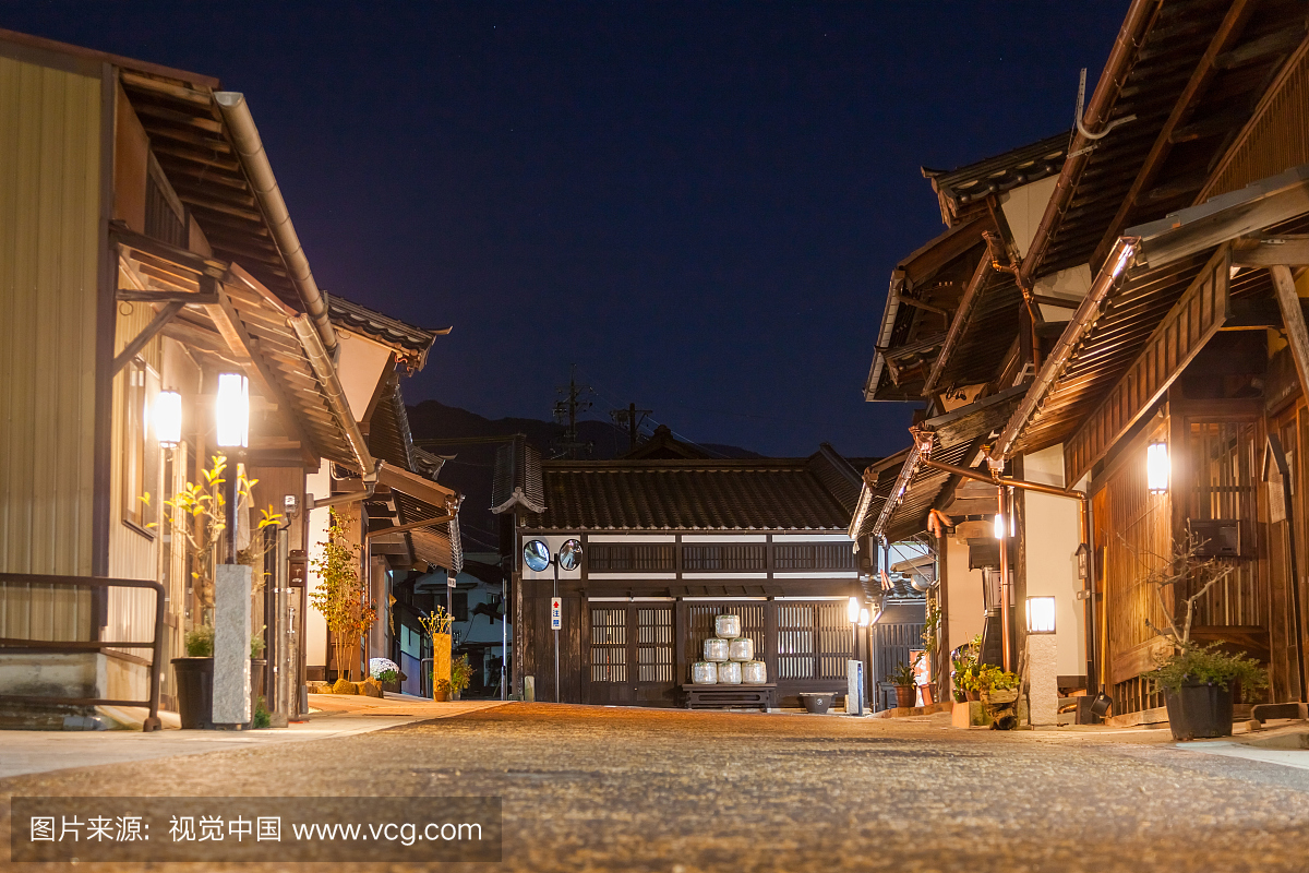 日本岐阜县中津川市的日式房屋