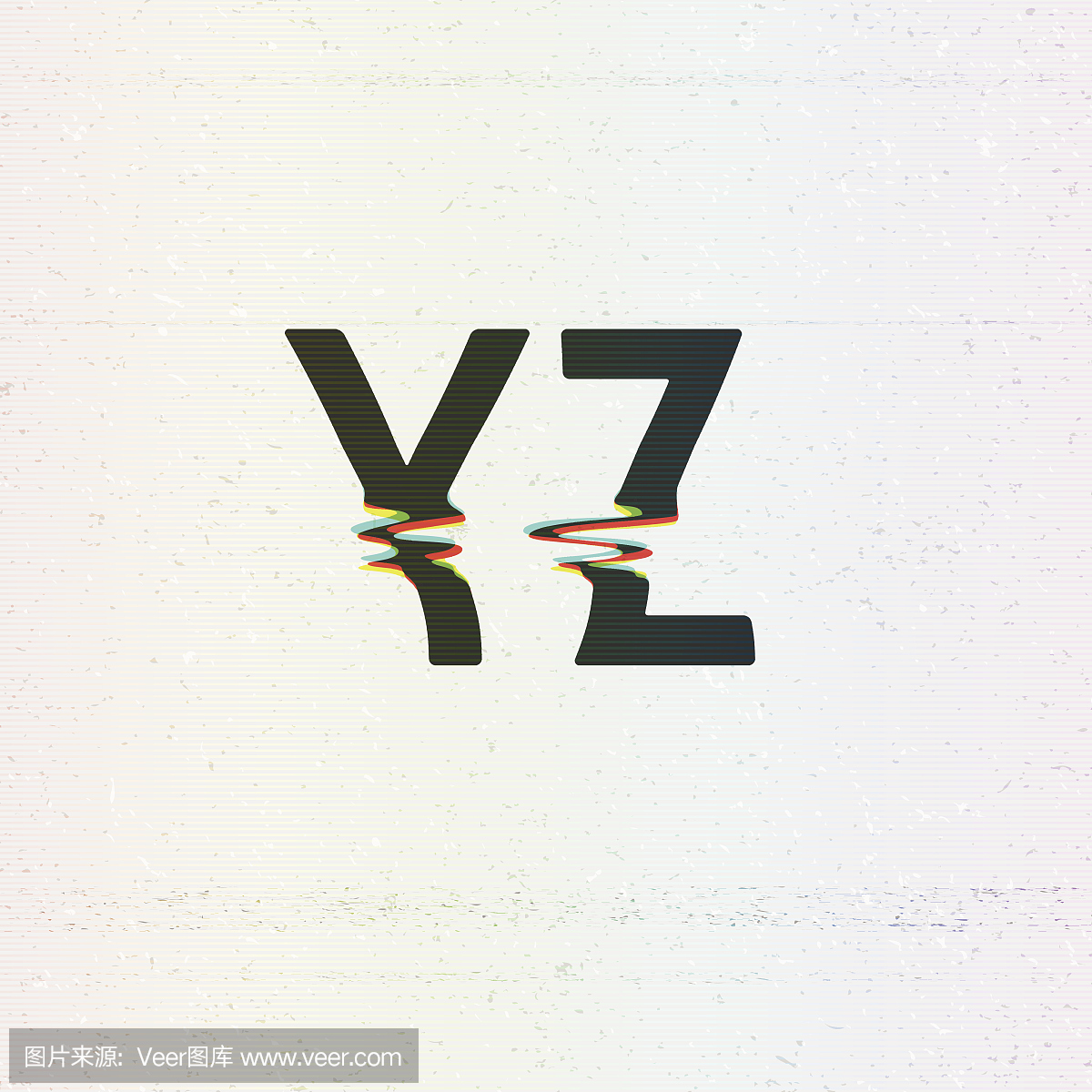 向量CMYK打印失真字体从Y到Z