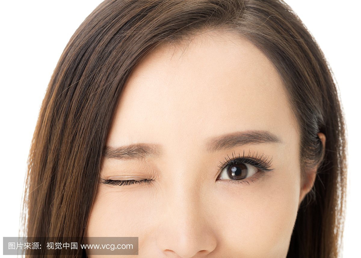 眨眼,眯眼,眨眼睛,眨动眼睛