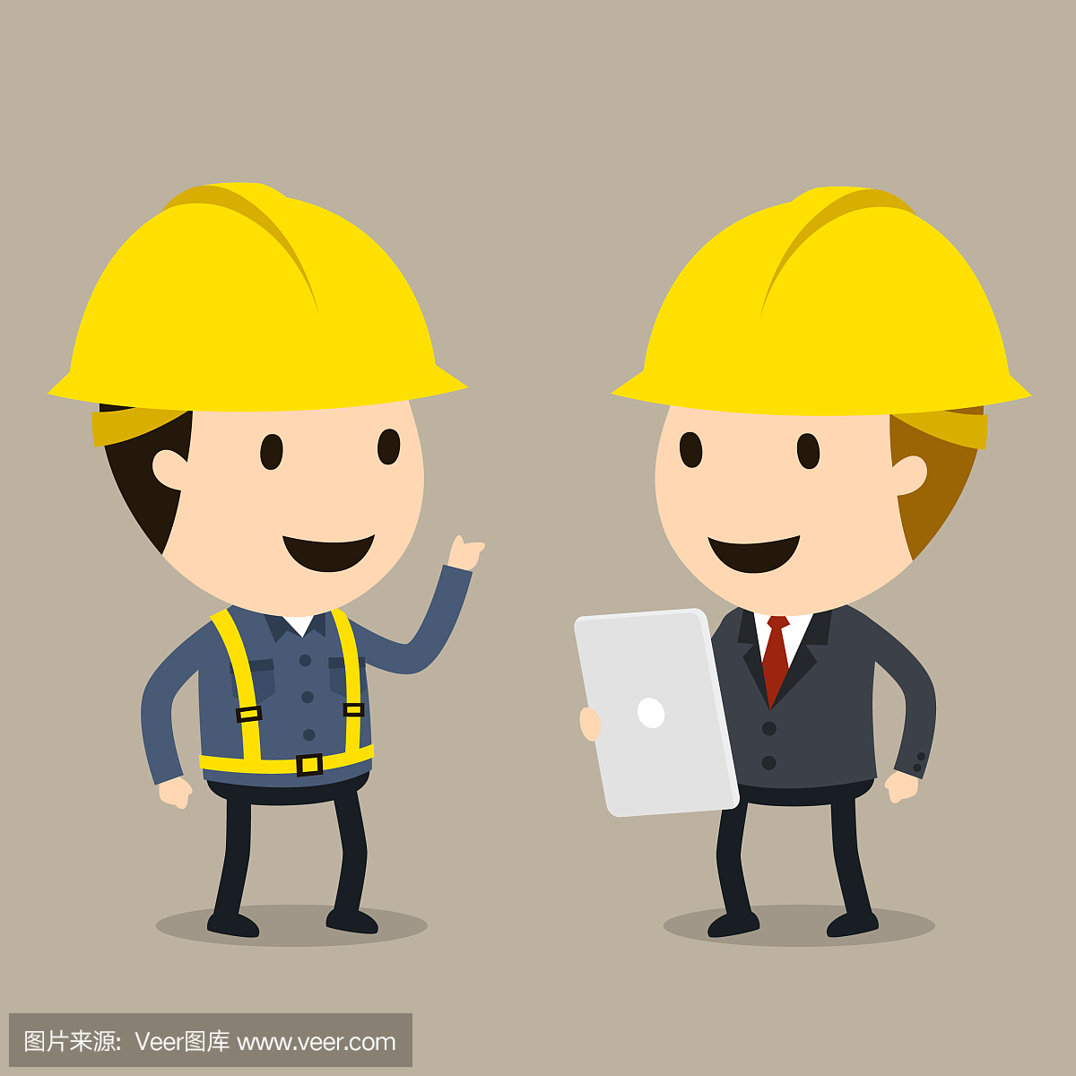 建筑工程师和项目经理