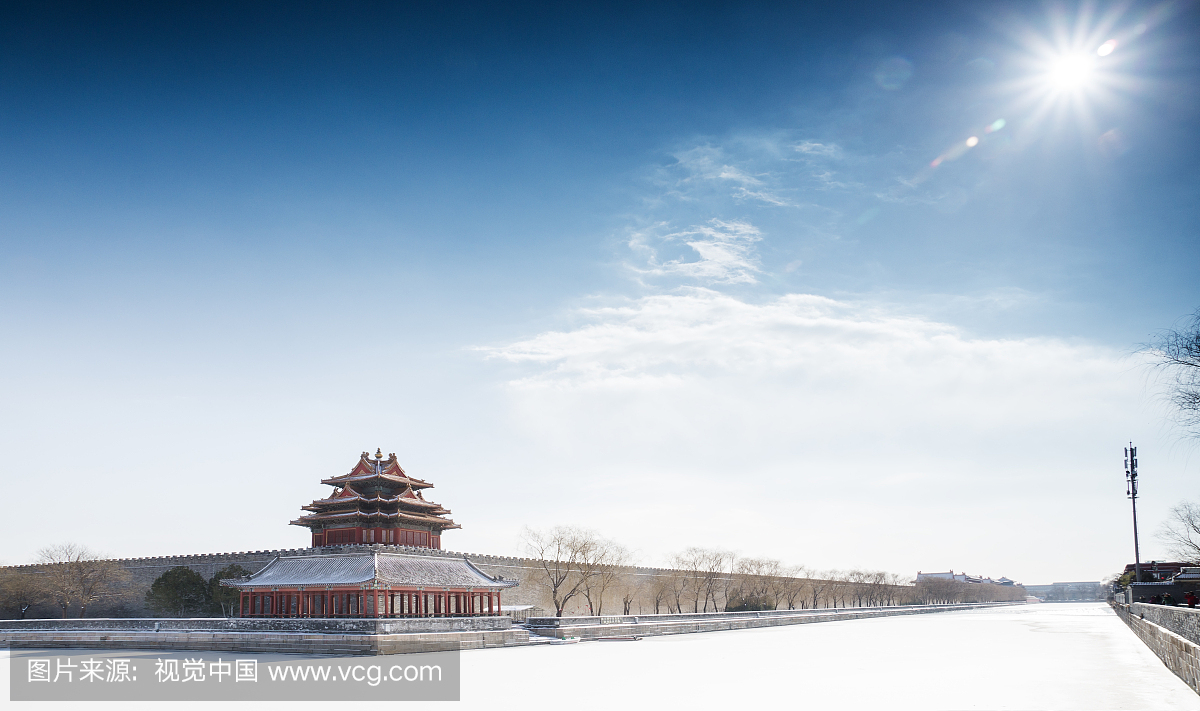 故宫角楼雪景