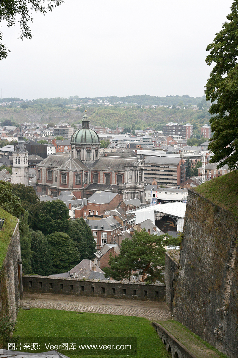 城市景观Namur首都的瓦隆比利时