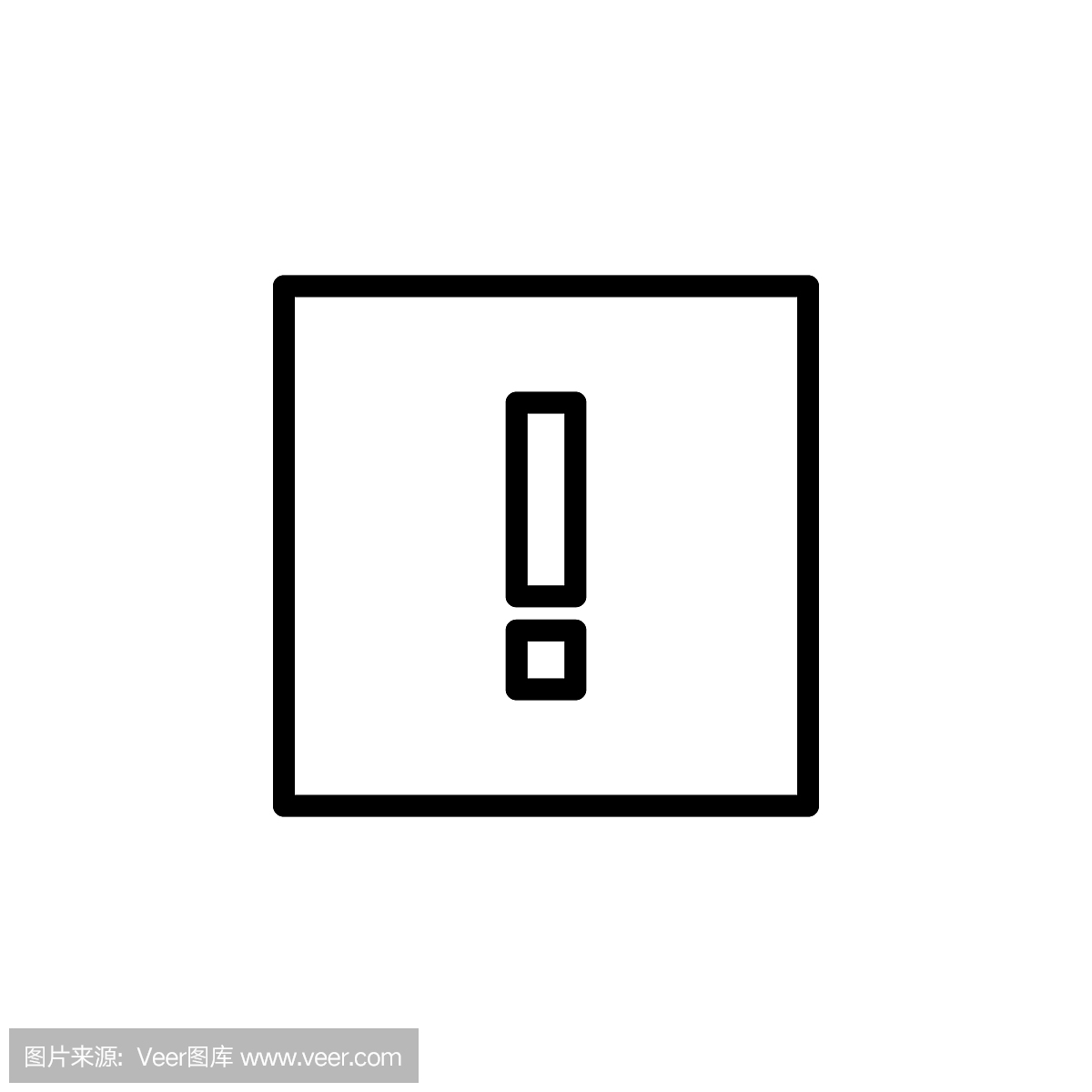 感叹号图标。网站,网页设计,手机应用程序,信息