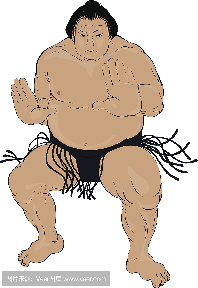 日本相扑摔跤手