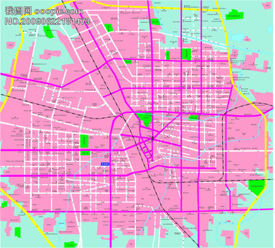 郑州市交通-矢量地图模板下载(图片编号:5855-184kb图片