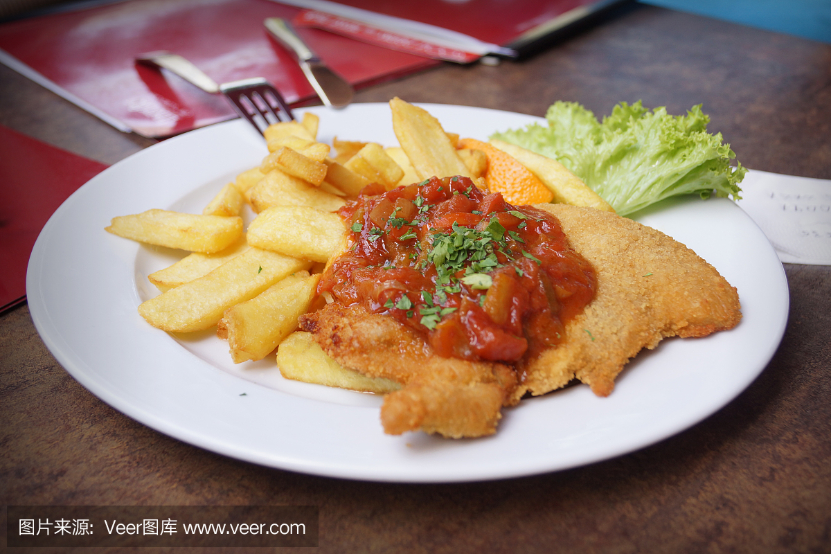 面包德国Weiner Schnitzel