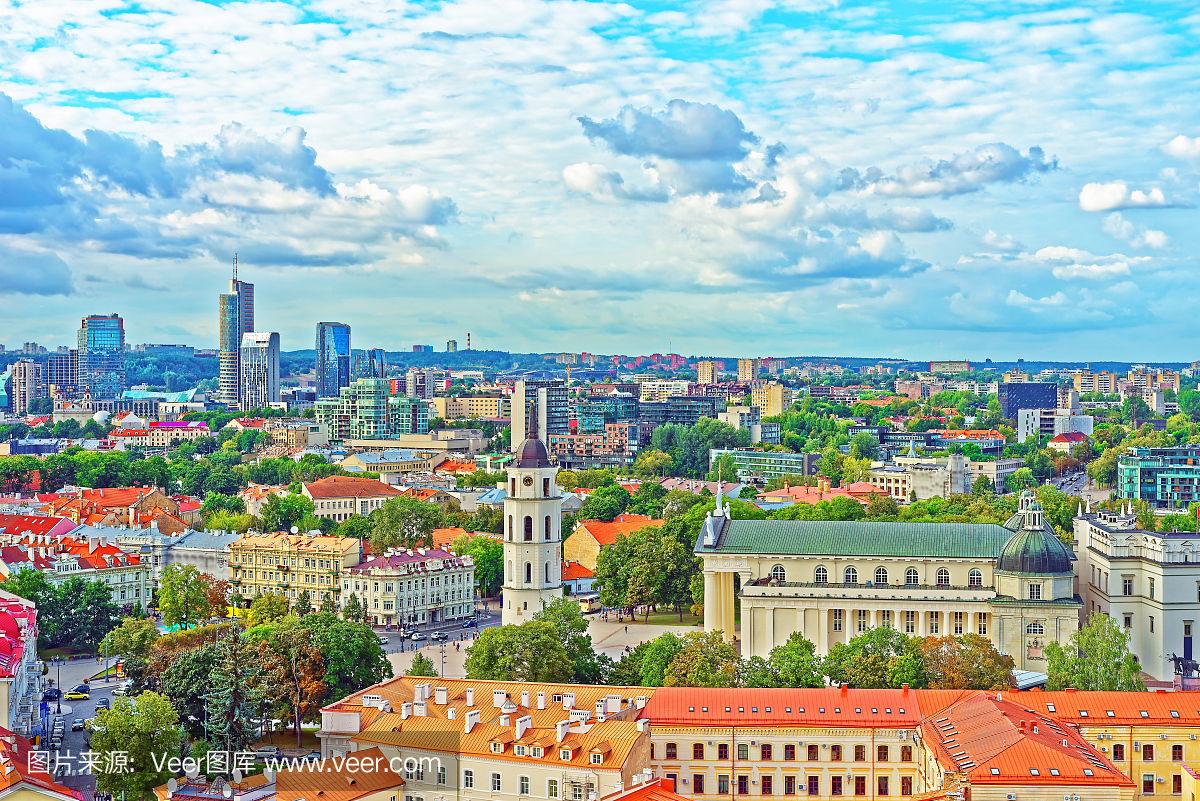 维尔纽斯,立陶宛首都,东欧,古老的