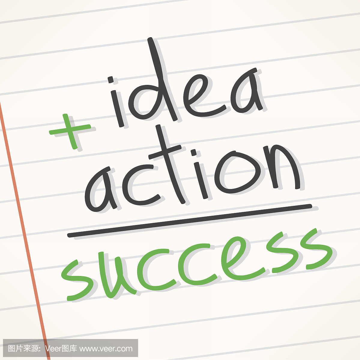 业务成功公式Idea + Action =成功。商业大学教