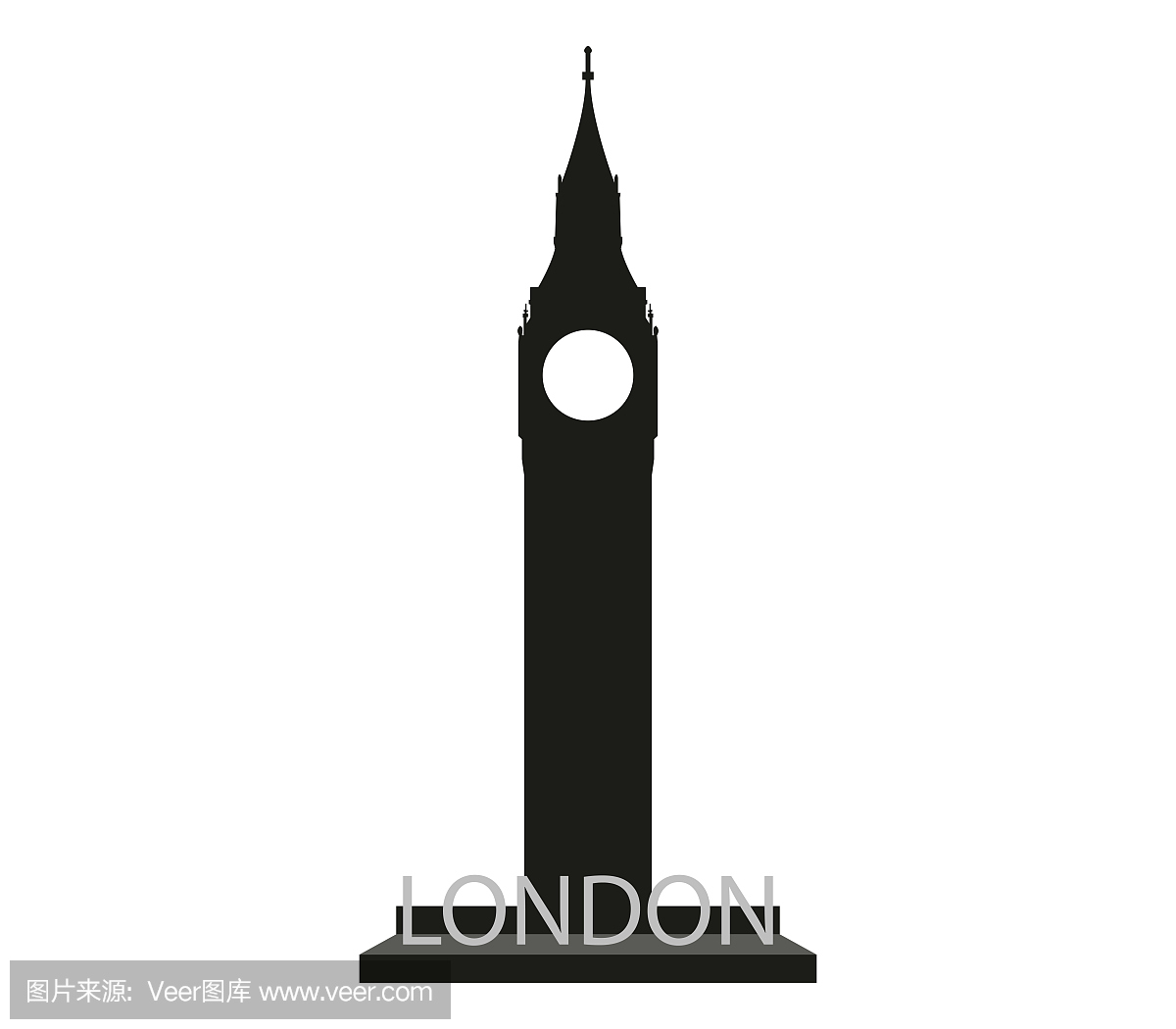 钟塔,屋顶钟,英语,英语语言